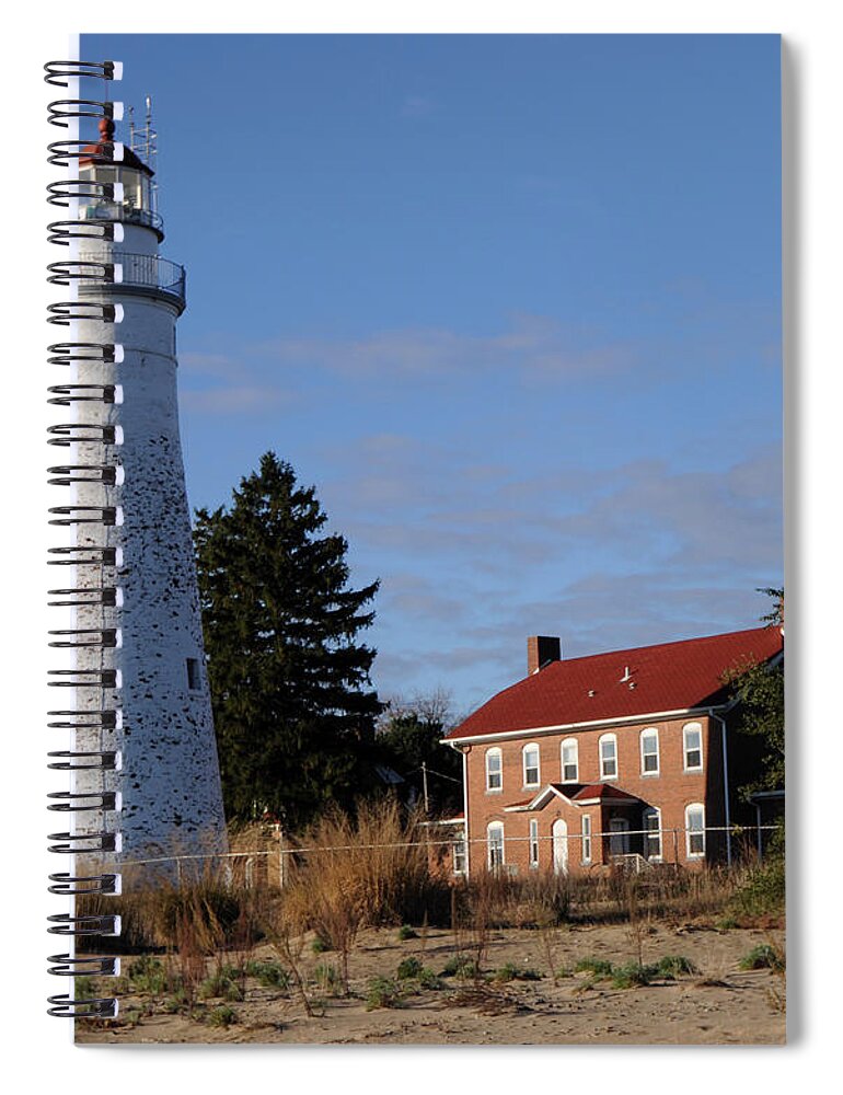 Lighthouse Spiral Notebook featuring the photograph Fort Gratiot Lighthouse by Ronald Grogan