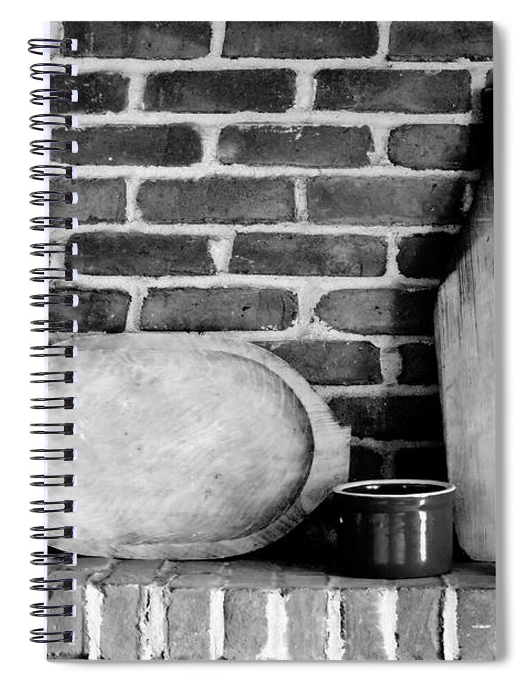 Antique Spiral Notebook featuring the photograph From The Past by Michelle Joseph-Long