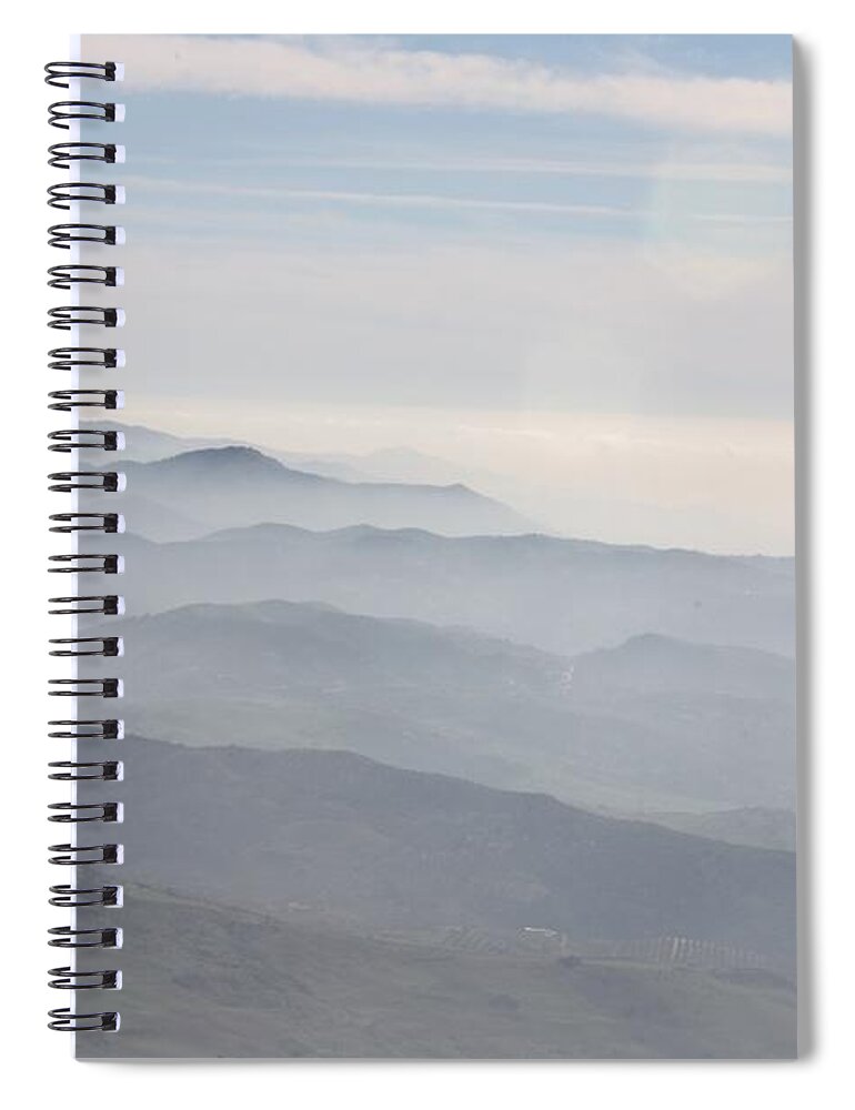 Torcal Spiral Notebook featuring the photograph From Torcal by Roger Cummiskey