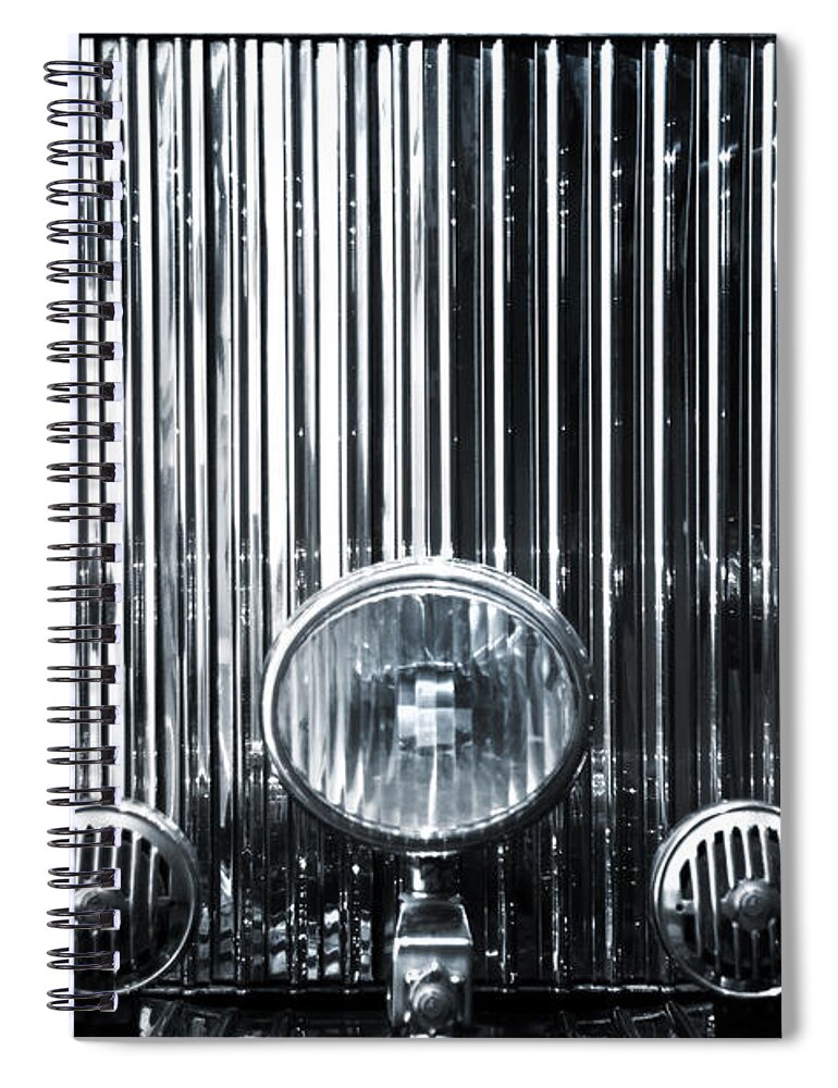 American Spiral Notebook featuring the photograph Front Grid by Carlos Caetano