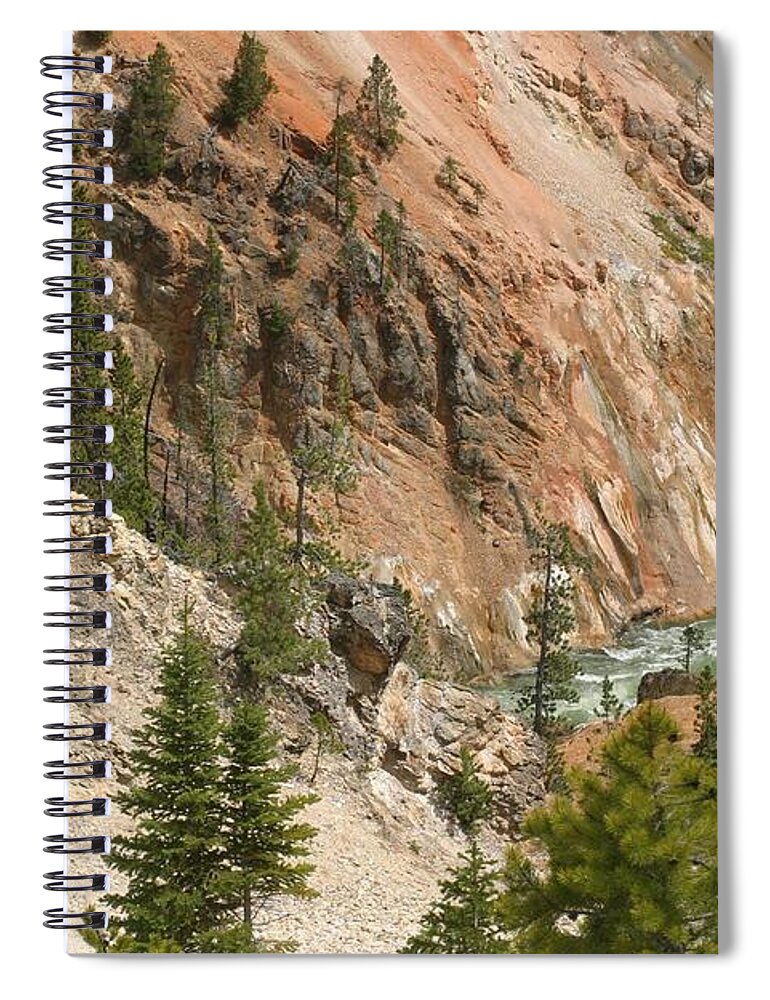 Grand Canyon Spiral Notebook featuring the photograph Grand Canyon and Yellowstone River by Living Color Photography Lorraine Lynch
