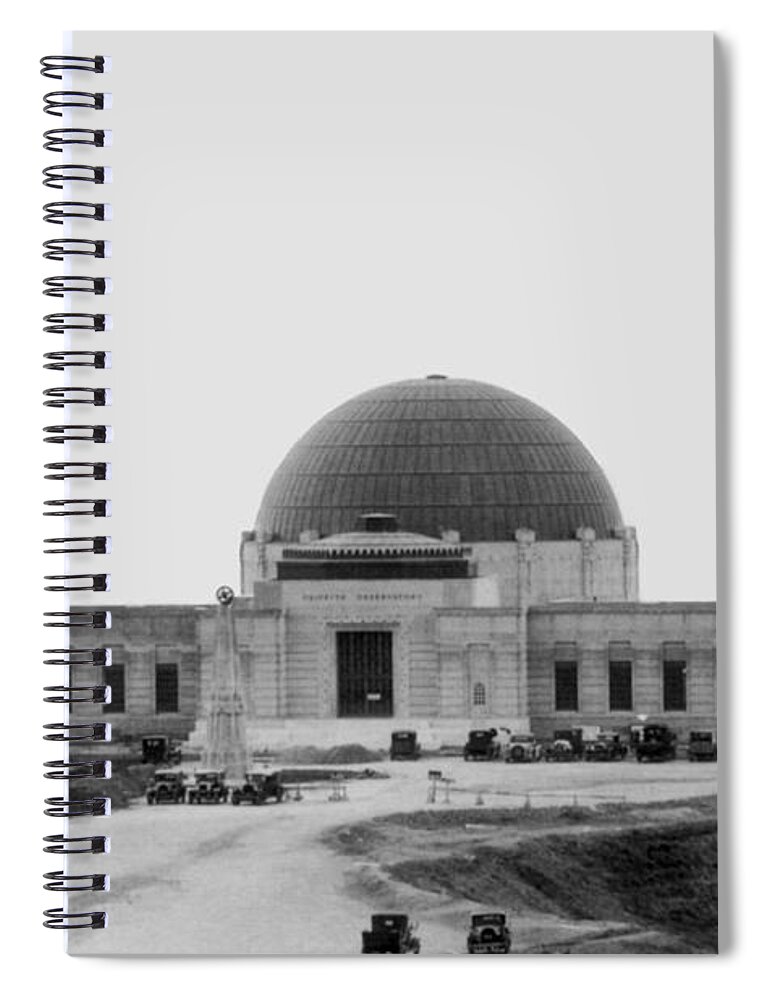 History Spiral Notebook featuring the photograph Griffith Observatory, Los Angeles by Science Source