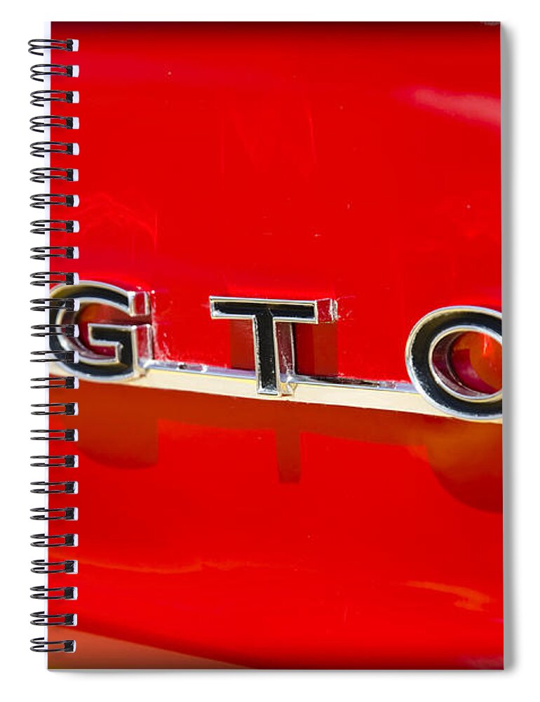American Spiral Notebook featuring the photograph GTO by Ricky Barnard