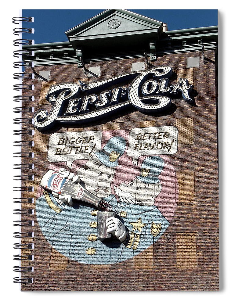 Las Vegas Signs Spiral Notebook featuring the photograph Have A Pepsi by Gerry High