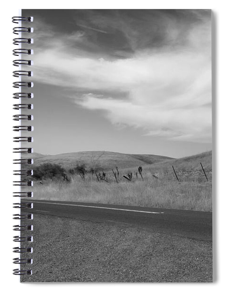 Landscape Spiral Notebook featuring the photograph Heading inland by Kathleen Grace