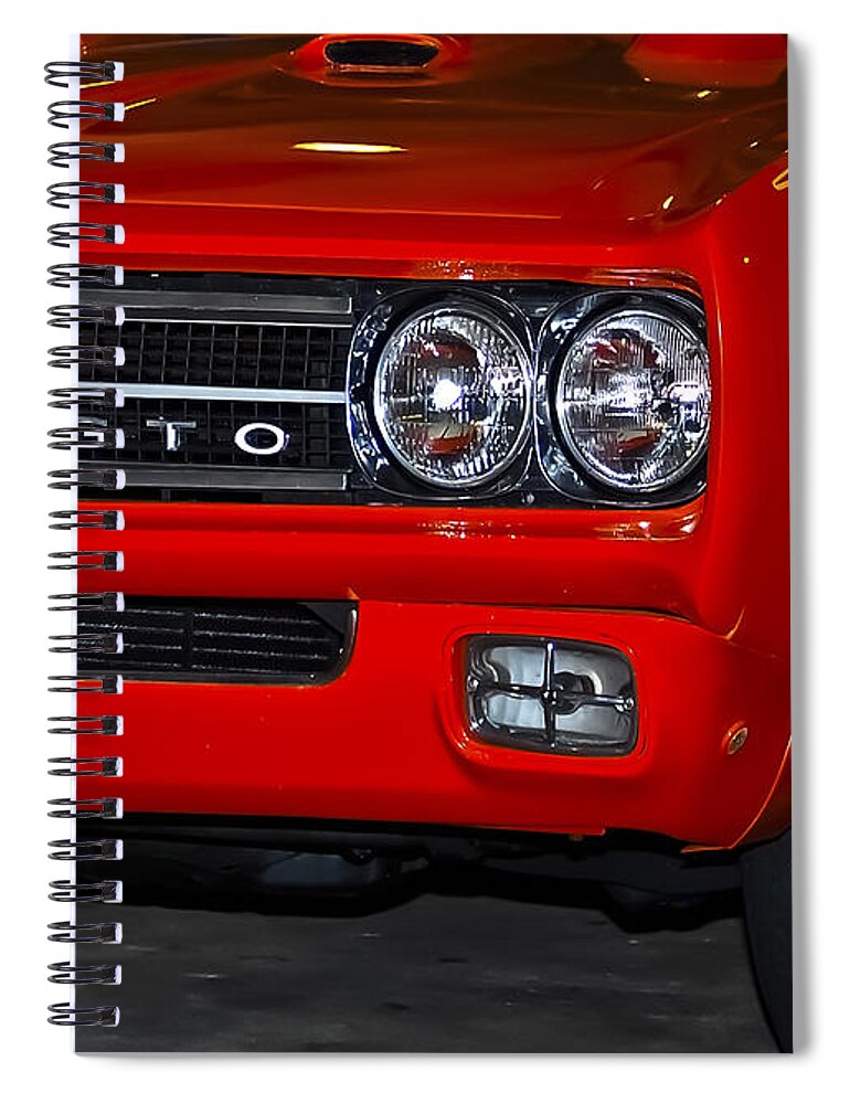 Pontiac Spiral Notebook featuring the photograph Here Comes the Judge by DigiArt Diaries by Vicky B Fuller