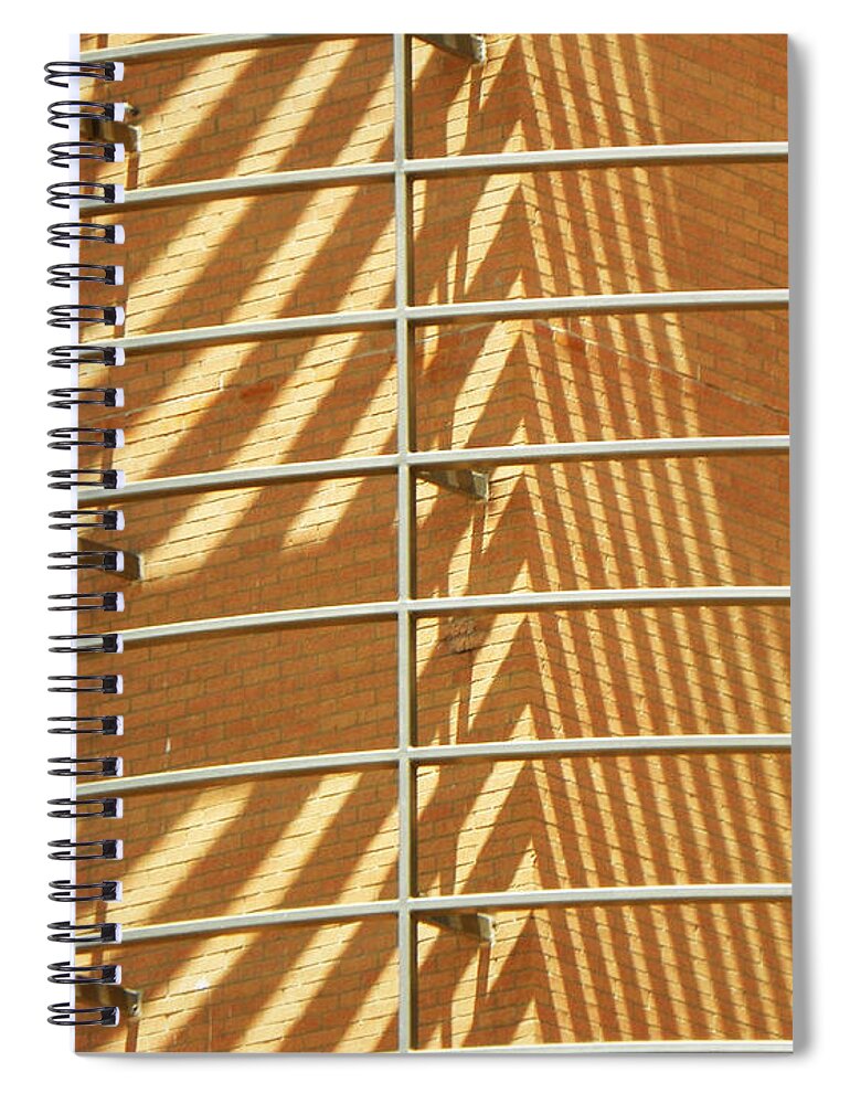 Abstract Spiral Notebook featuring the photograph High Noon by Lenore Senior