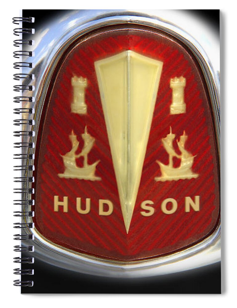 Hudson Spiral Notebook featuring the photograph Hudson Grill Ornament by Mike McGlothlen
