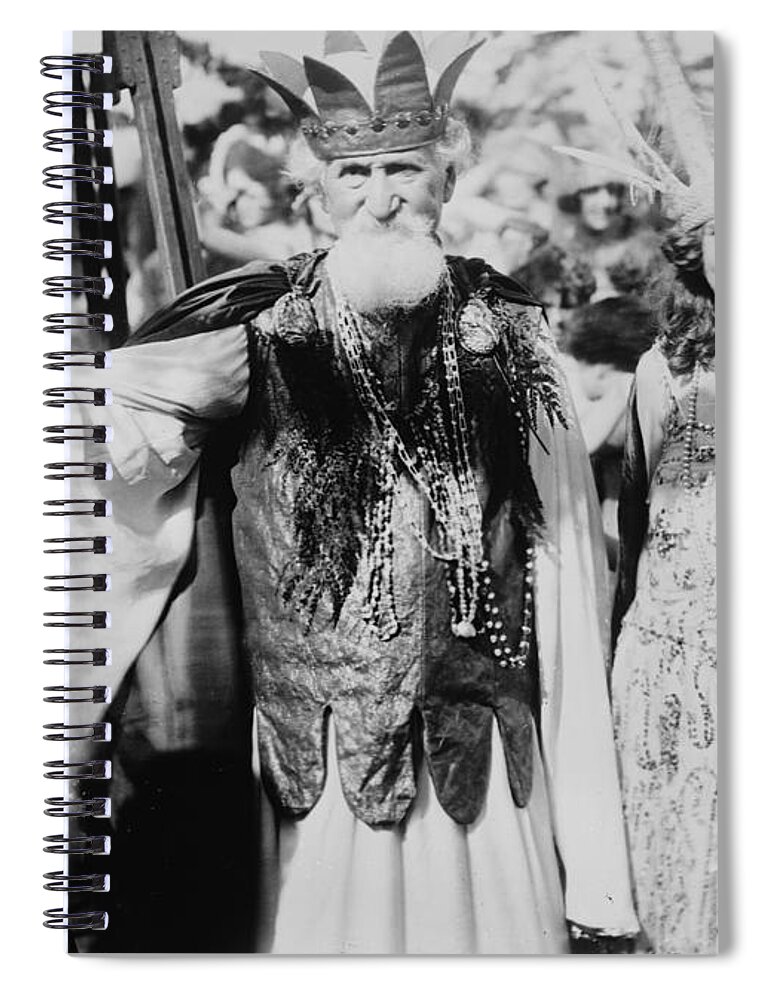 Science Spiral Notebook featuring the photograph Hudson Maxim As King Neptune by Science Source