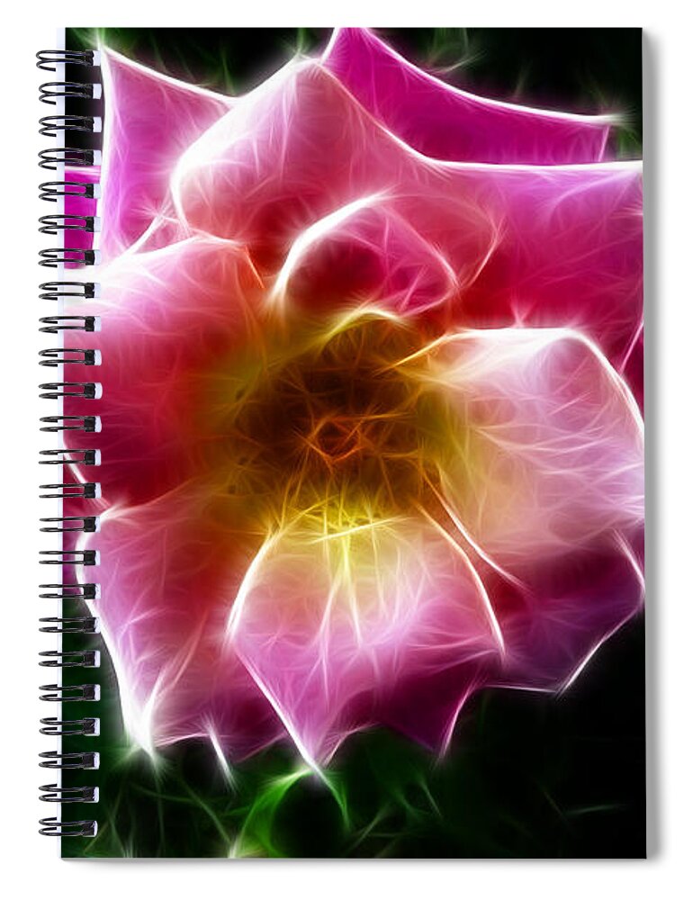 Flowers Spiral Notebook featuring the photograph In The Mood by Adam Vance