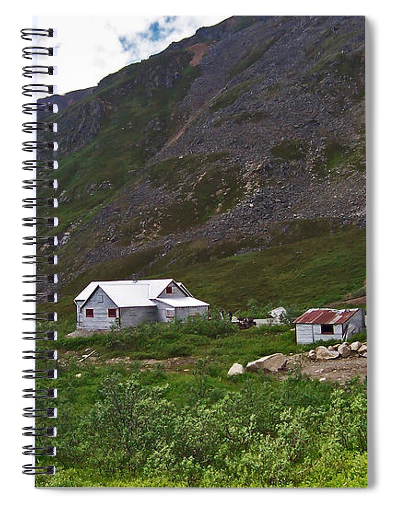 Alaska Spiral Notebook featuring the photograph Independence Gold Mine by Aimee L Maher ALM GALLERY