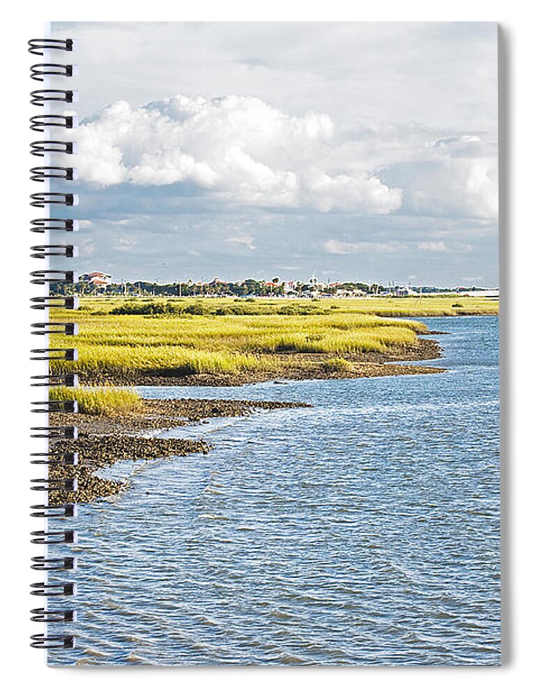 Scenery Spiral Notebook featuring the photograph Intercoastal Waterway by Kenneth Albin