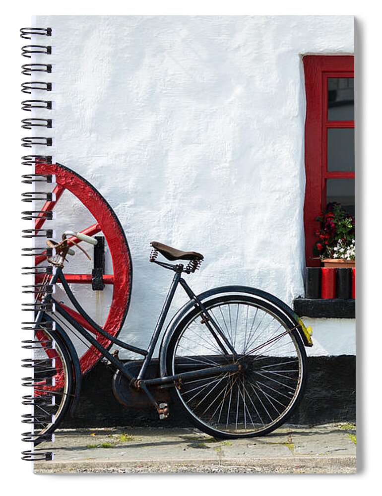 Irish Spiral Notebook featuring the photograph Irish pub by Andrew Michael