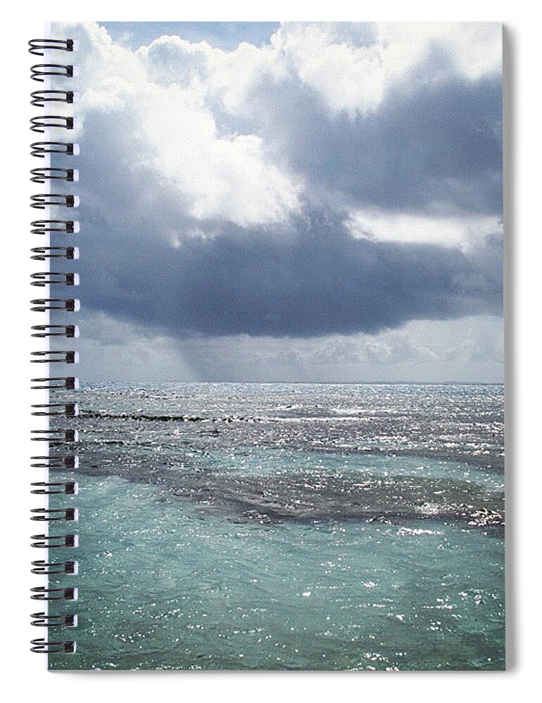Ocean Spiral Notebook featuring the photograph Jewels by Jean Macaluso