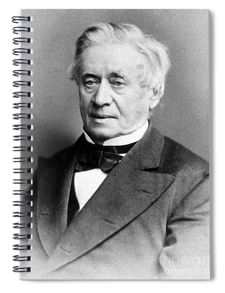 Science Spiral Notebook featuring the photograph Joseph Henry, American Scientist by Science Source
