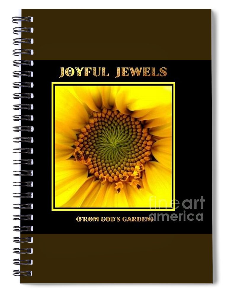 Flowers Spiral Notebook featuring the photograph Joyful Jewels Book by Rose Santuci-Sofranko