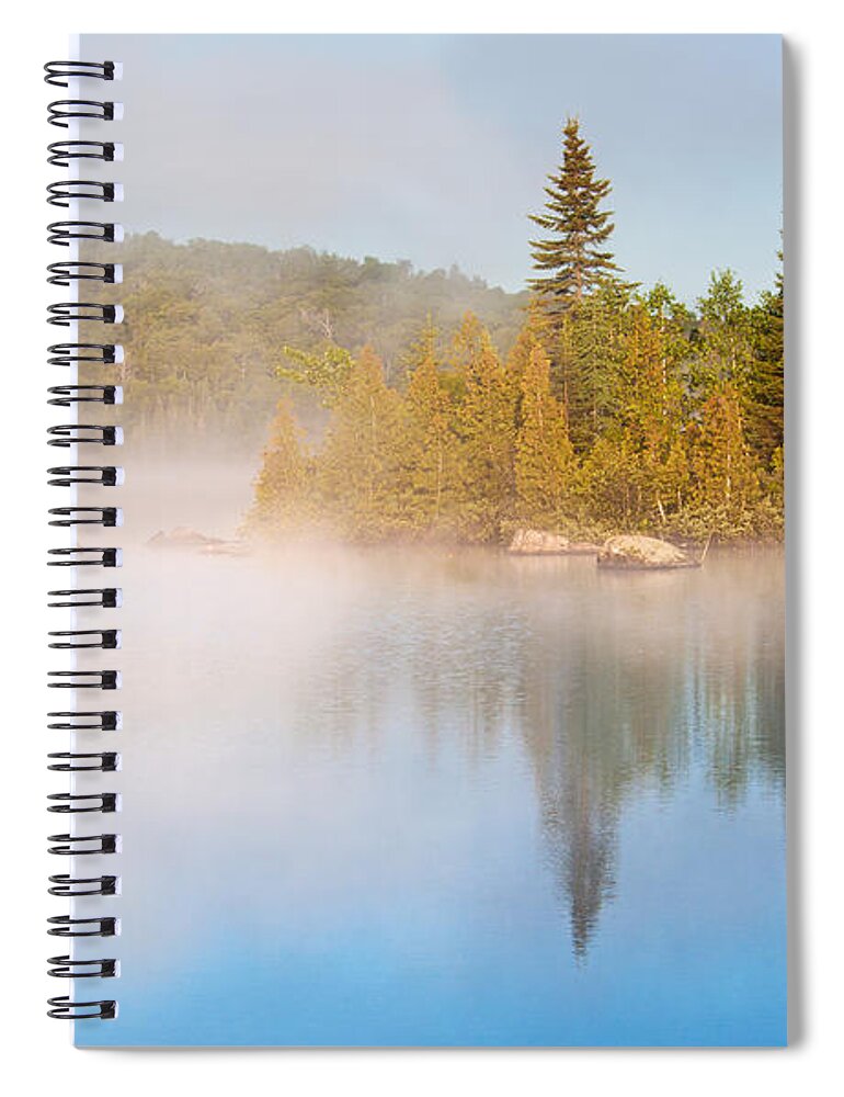 America Spiral Notebook featuring the photograph Laurentides by Mircea Costina Photography