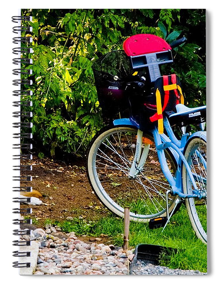  Spiral Notebook featuring the photograph Lets Go by Burney Lieberman