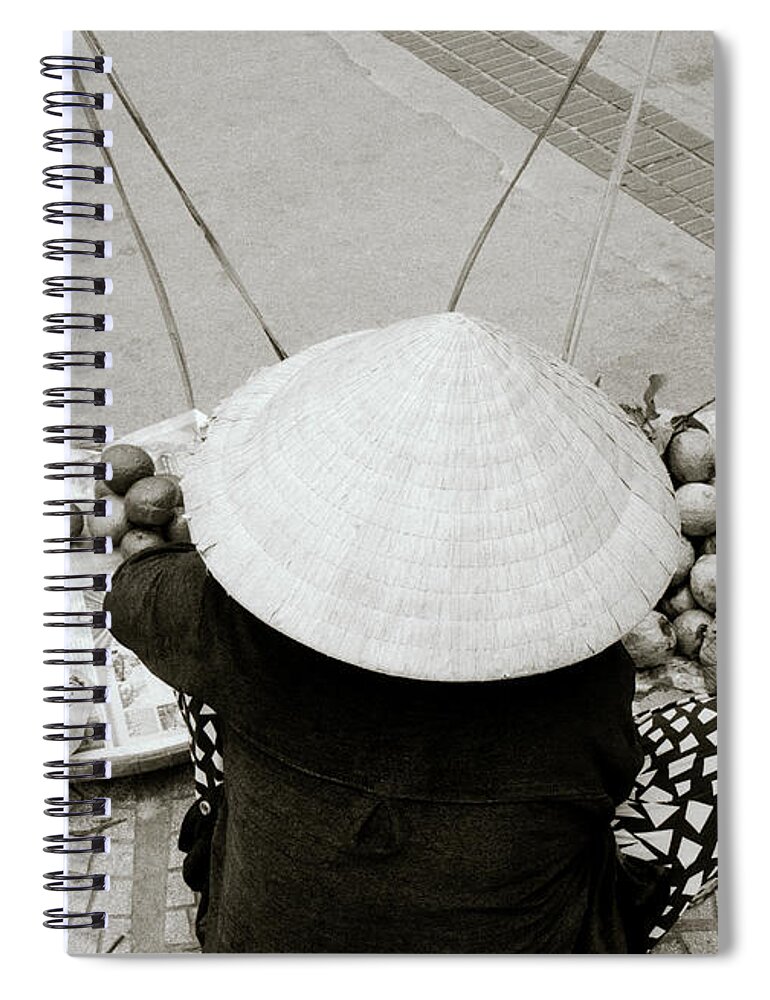 Vietnam Spiral Notebook featuring the photograph Life In Hue by Shaun Higson