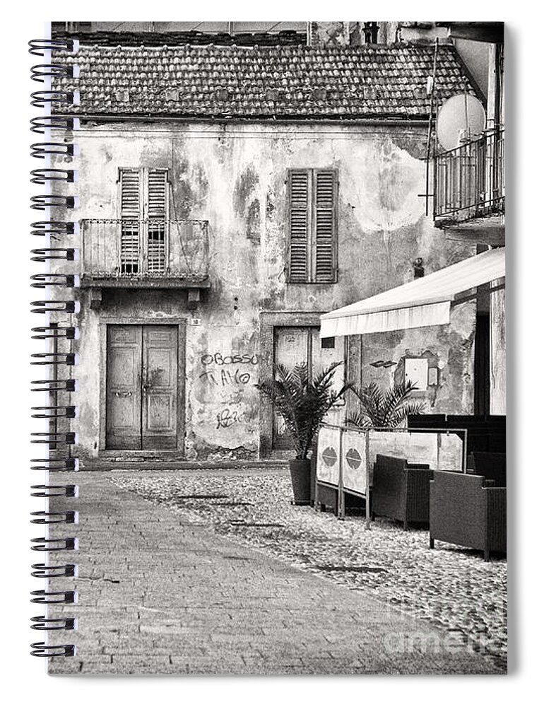Italy Spiral Notebook featuring the photograph Little Italian corner by Silvia Ganora