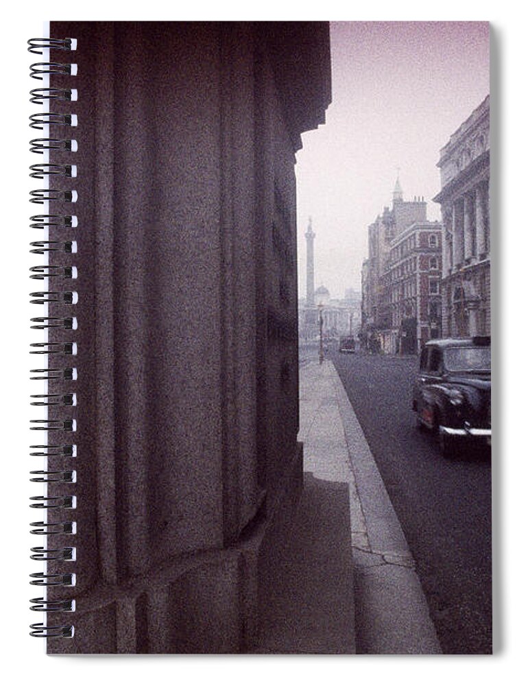 London Spiral Notebook featuring the photograph London Dawn by Shaun Higson