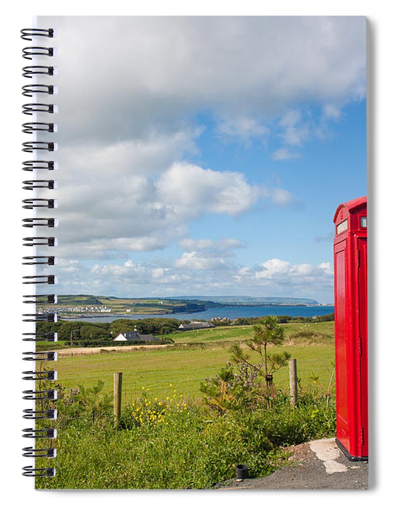 Blue Spiral Notebook featuring the photograph Lost Calls by Semmick Photo
