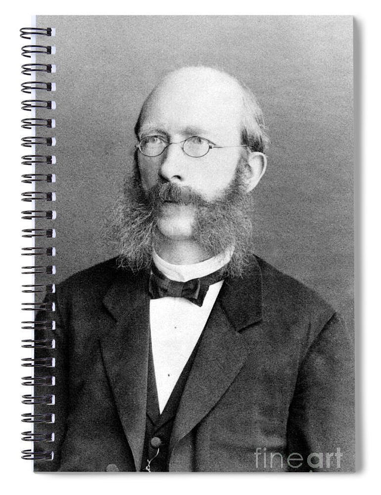 Science Spiral Notebook featuring the photograph Ludwig Wittmack, German Botanist by Science Source
