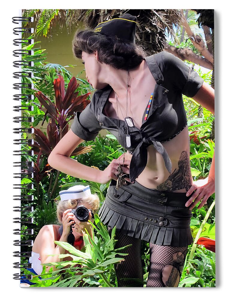 Models Spiral Notebook featuring the photograph Maui Photo Festival 4 by Dawn Eshelman