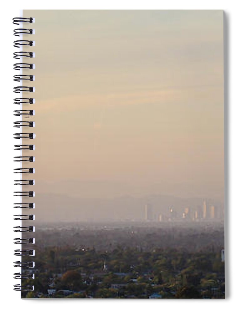 Los Angeles Spiral Notebook featuring the photograph Miles To Los Angeles by Heidi Smith