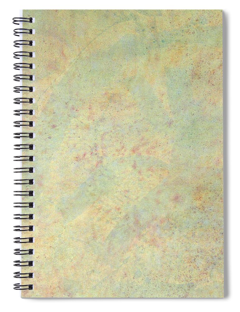 Minimal Spiral Notebook featuring the painting Minimal number 4 by James W Johnson