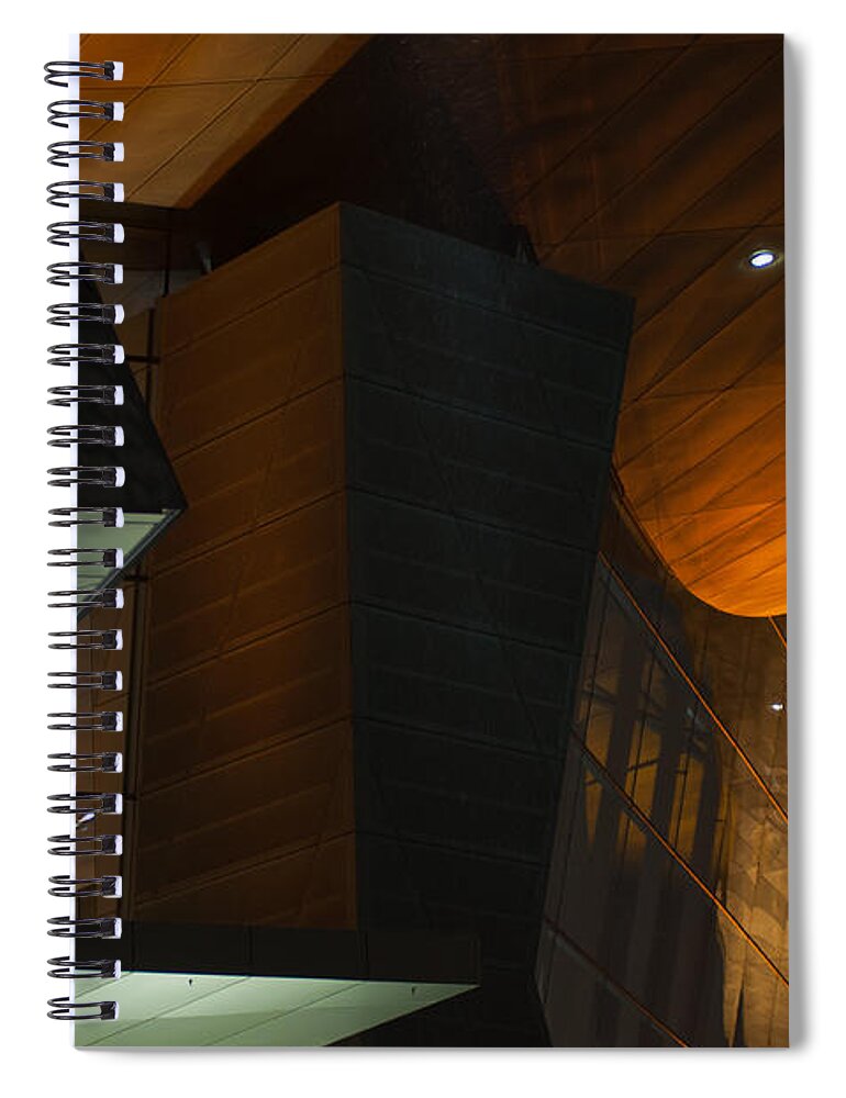 Abstract Spiral Notebook featuring the photograph Modern abstract by Andrew Michael