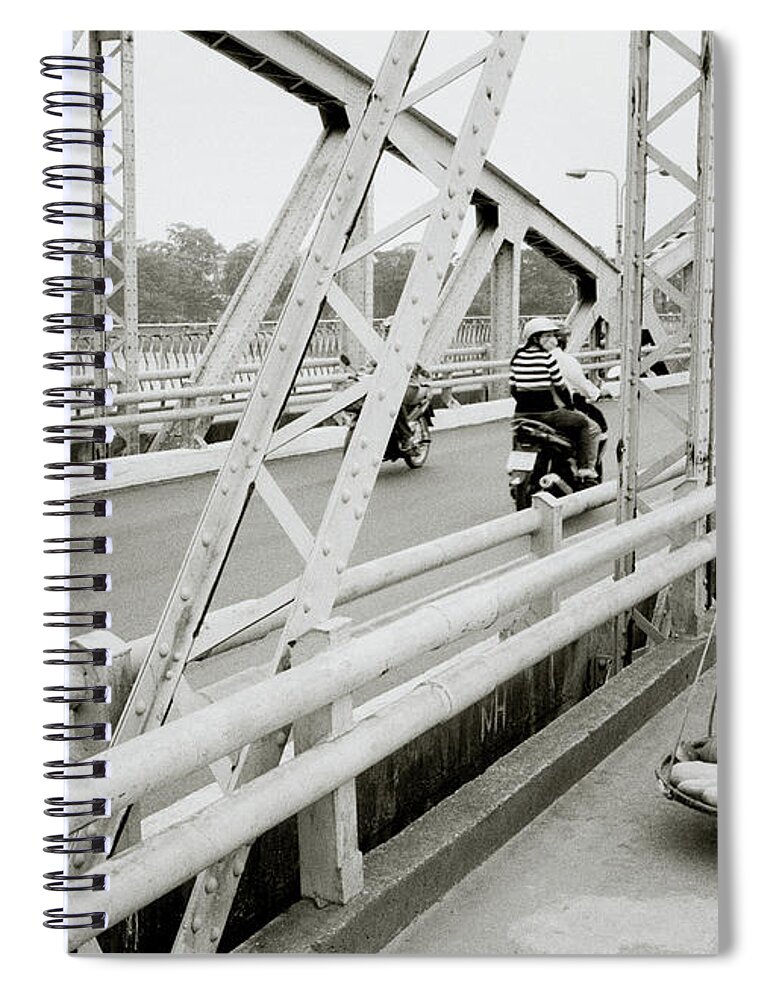 Hue Spiral Notebook featuring the photograph Modernity In Hue by Shaun Higson
