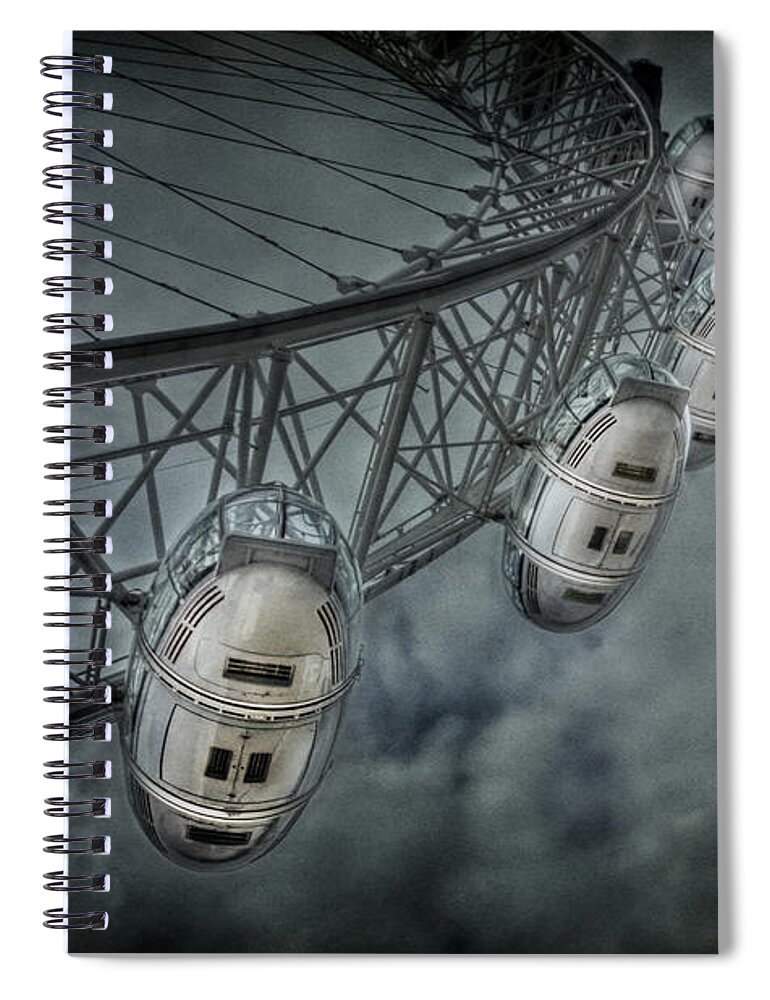 London Spiral Notebook featuring the photograph More Then Meets The Eye by Evelina Kremsdorf