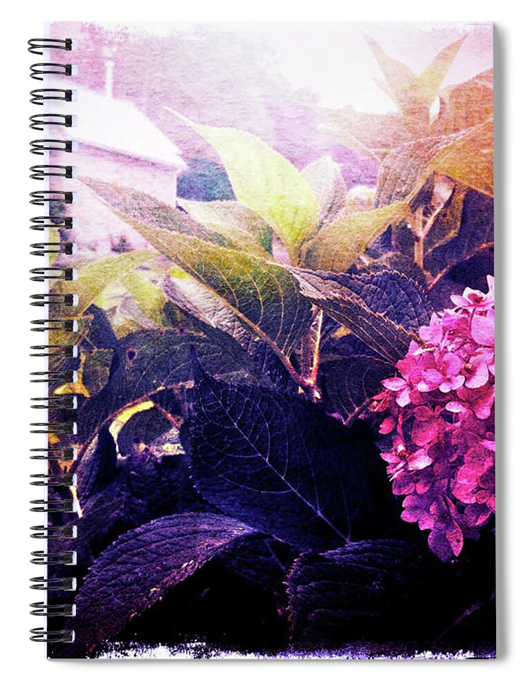 Garden Spiral Notebook featuring the digital art Morning Glory by Kevyn Bashore