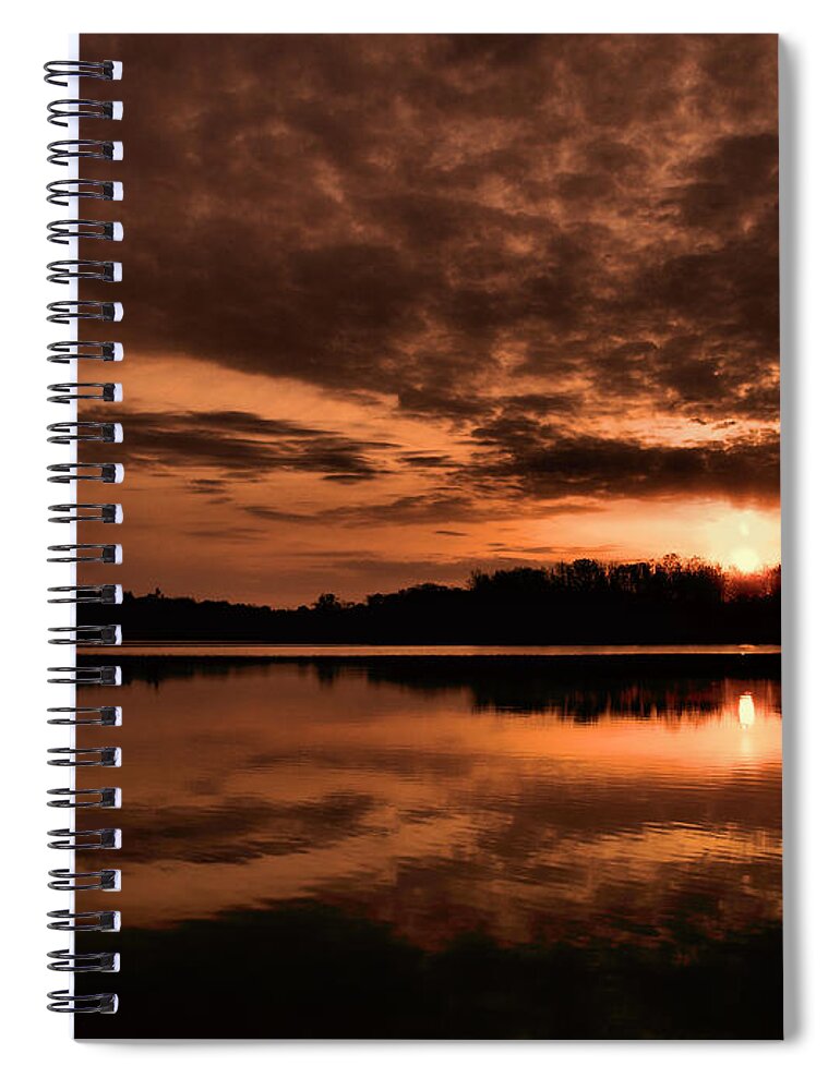 Water Spiral Notebook featuring the photograph Morning Glory by Terry Doyle