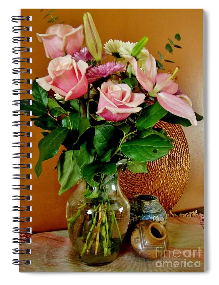 Roses Spiral Notebook featuring the photograph Mother's Gift by Marilyn Smith
