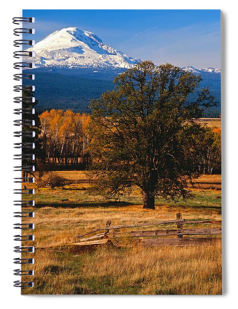 Mt. Adams Spiral Notebook featuring the photograph Mt. Adams Autumn by Todd Kreuter