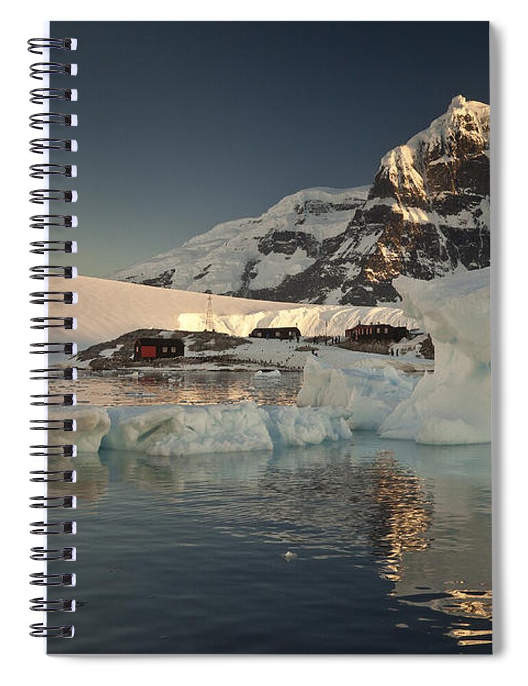 00479582 Spiral Notebook featuring the photograph Museum An Old English Military Base by Colin Monteath