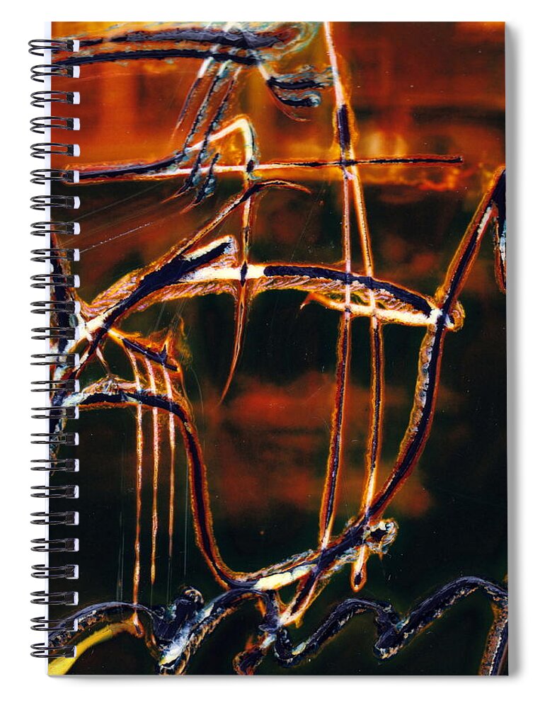  Spiral Notebook featuring the photograph Musical Lift by JC Armbruster