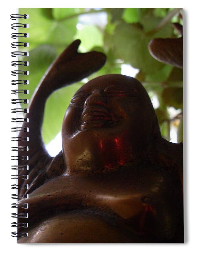  Spiral Notebook featuring the photograph My room up close 4 by Myron Belfast