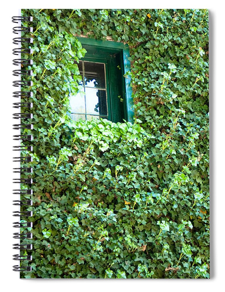 Napa Spiral Notebook featuring the photograph Napa Wine Cellar Window by Shane Kelly