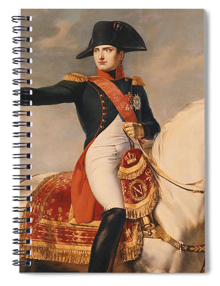 History Spiral Notebook featuring the photograph Napoleon Bonaparte, Emperor Of France by Tomsich