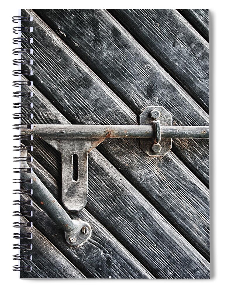 Access Spiral Notebook featuring the photograph Old Entrance by Stelios Kleanthous