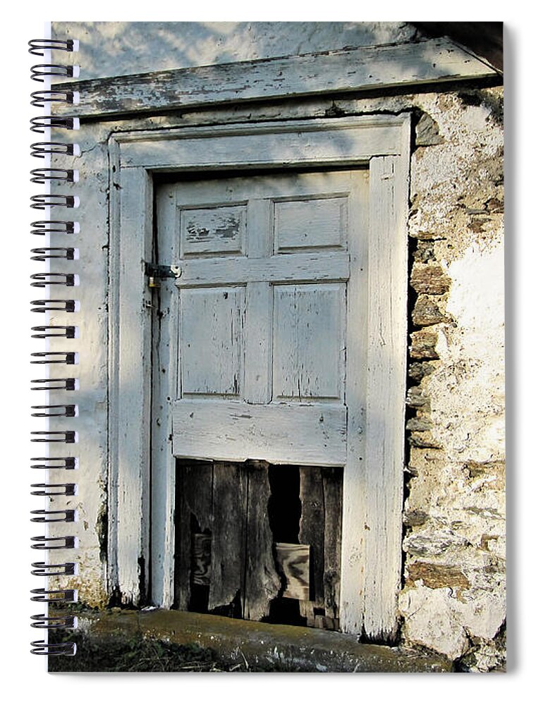 Old Spiral Notebook featuring the photograph Old Pump House by Richard Reeve
