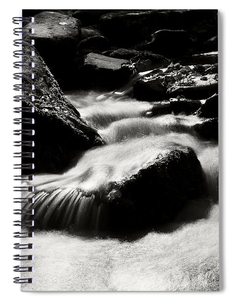 Smoky Mountains Spiral Notebook featuring the photograph On the Rocks by Dennis Hedberg