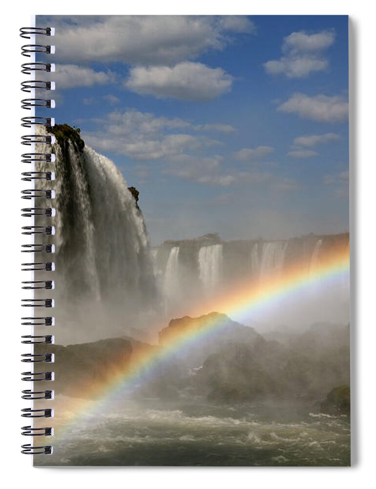 Water Photography Spiral Notebook featuring the photograph Over the Rainbow by Keith Kapple