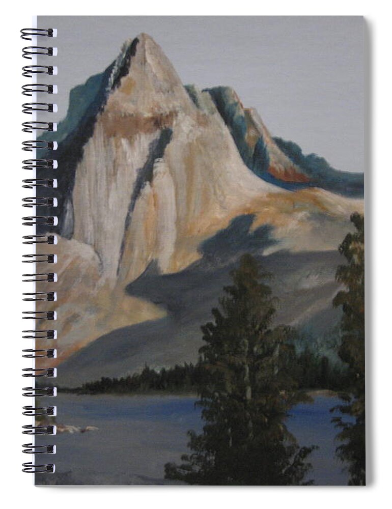 Sierras Spiral Notebook featuring the painting Painted Lady by Barbara Prestridge