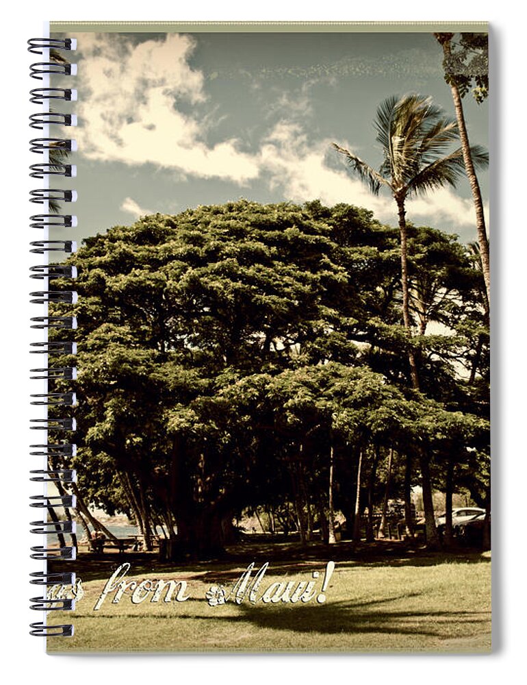 Interior Design Spiral Notebook featuring the photograph Parkside Postcard by Paulette B Wright