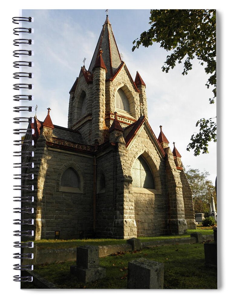 Historical Spiral Notebook featuring the photograph Past History by Kim Galluzzo Wozniak
