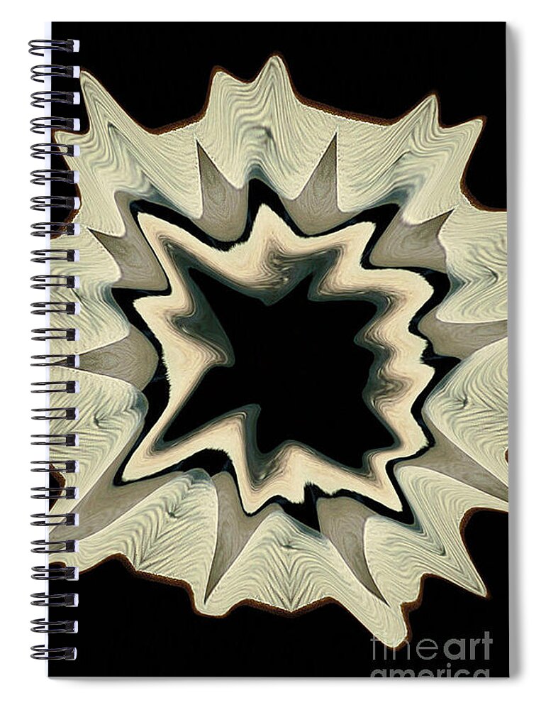 Kaleidoscope Spiral Notebook featuring the photograph Pelican1 by Mark Gilman